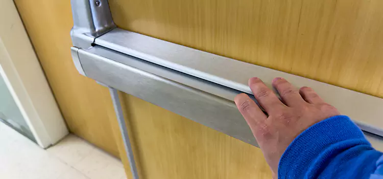 Installing a Push Bar on a Door Godfrey